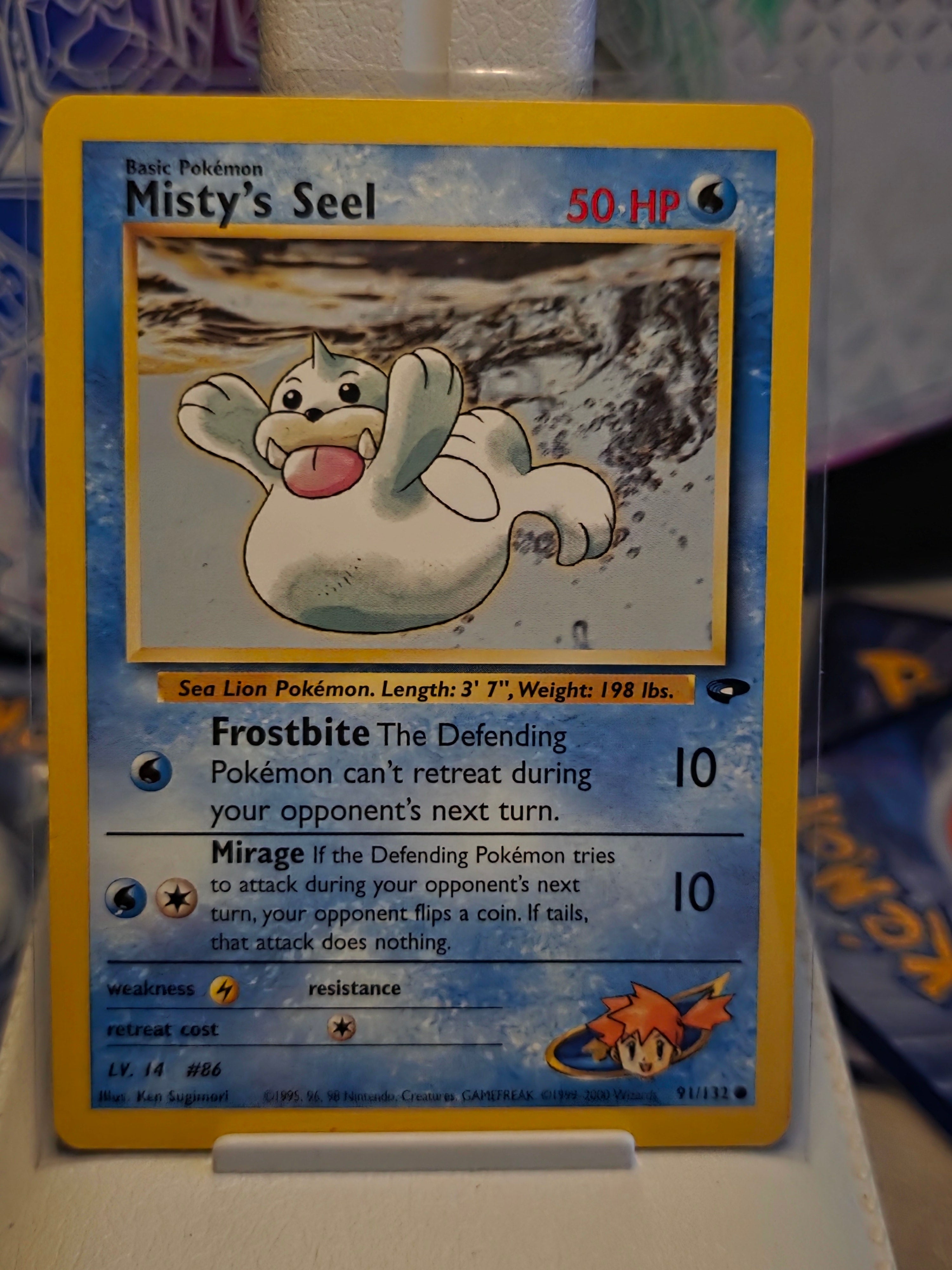 Misty's Seel 91/132 - Gym Heroes
