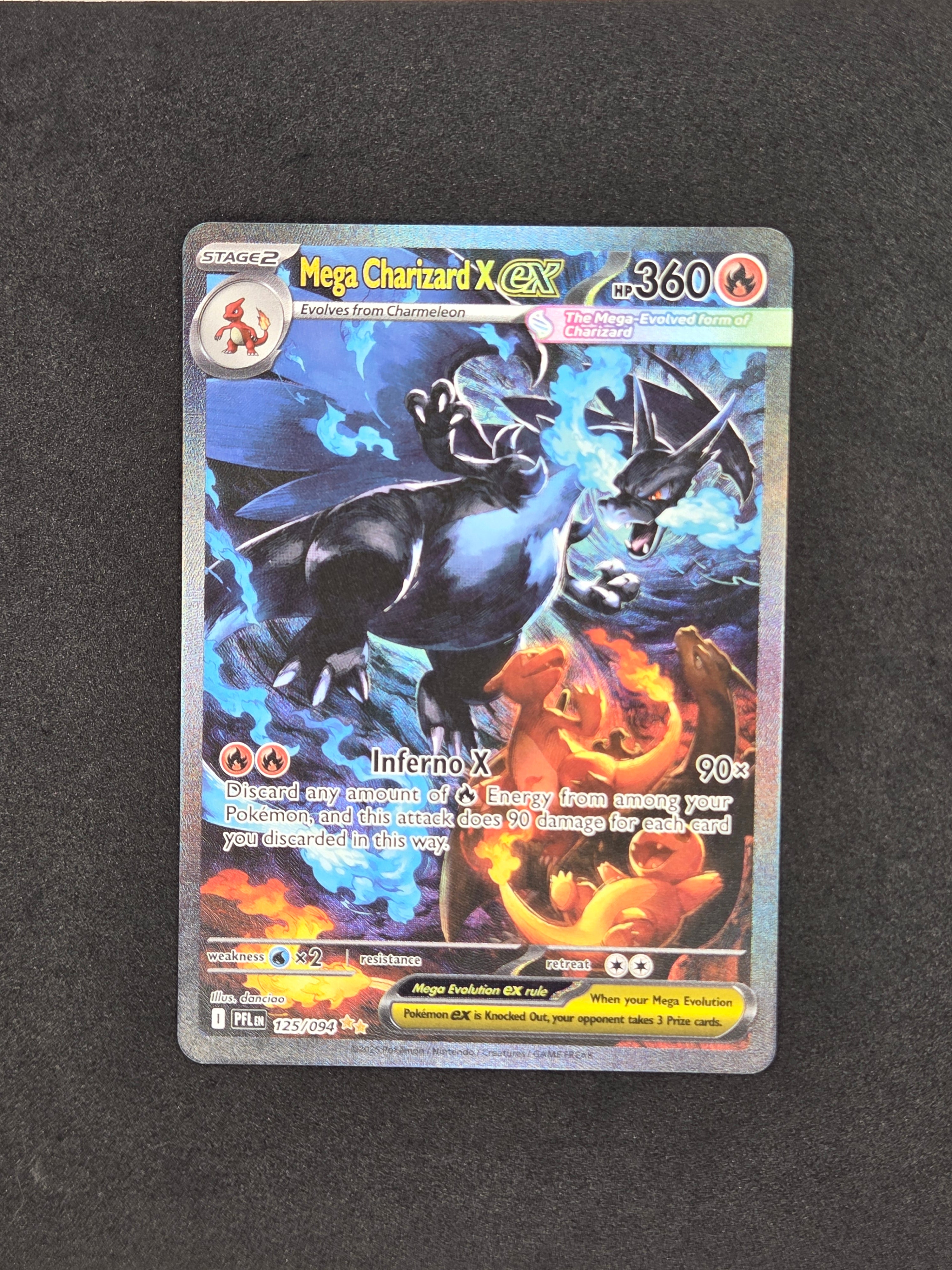 Mega Charizard X ex | 125/094 | Phantasmal Flames
