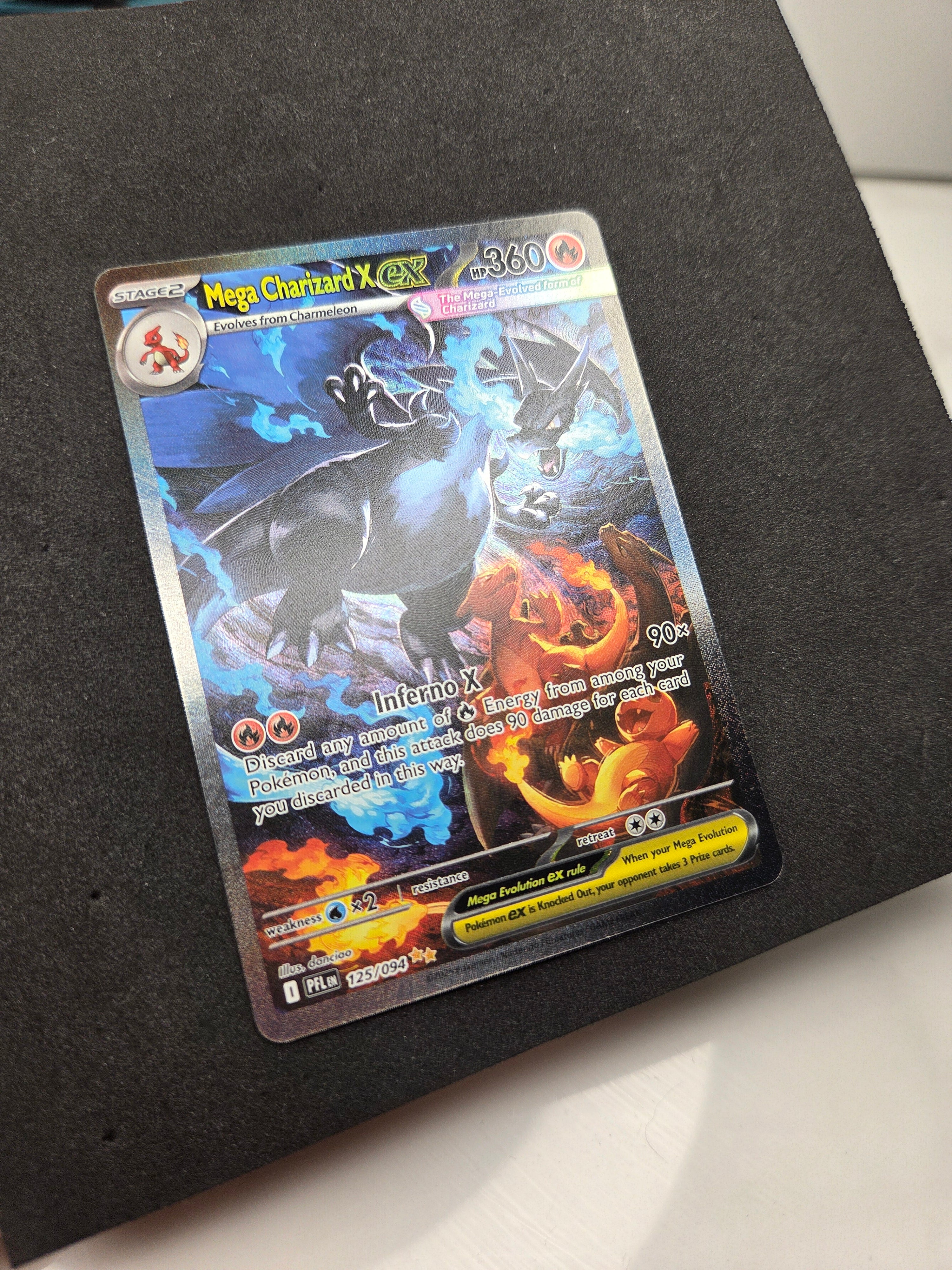 Mega Charizard X ex | 125/094 | Phantasmal Flames