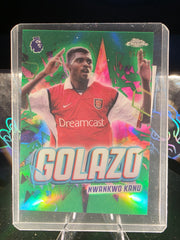 Nwankwo Kanu 2025-26 Topps Chrome Premier League Golazo Green