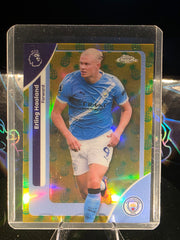 Erling Haaland 2025-26 Topps Chrome Premier League Pineapple Blast