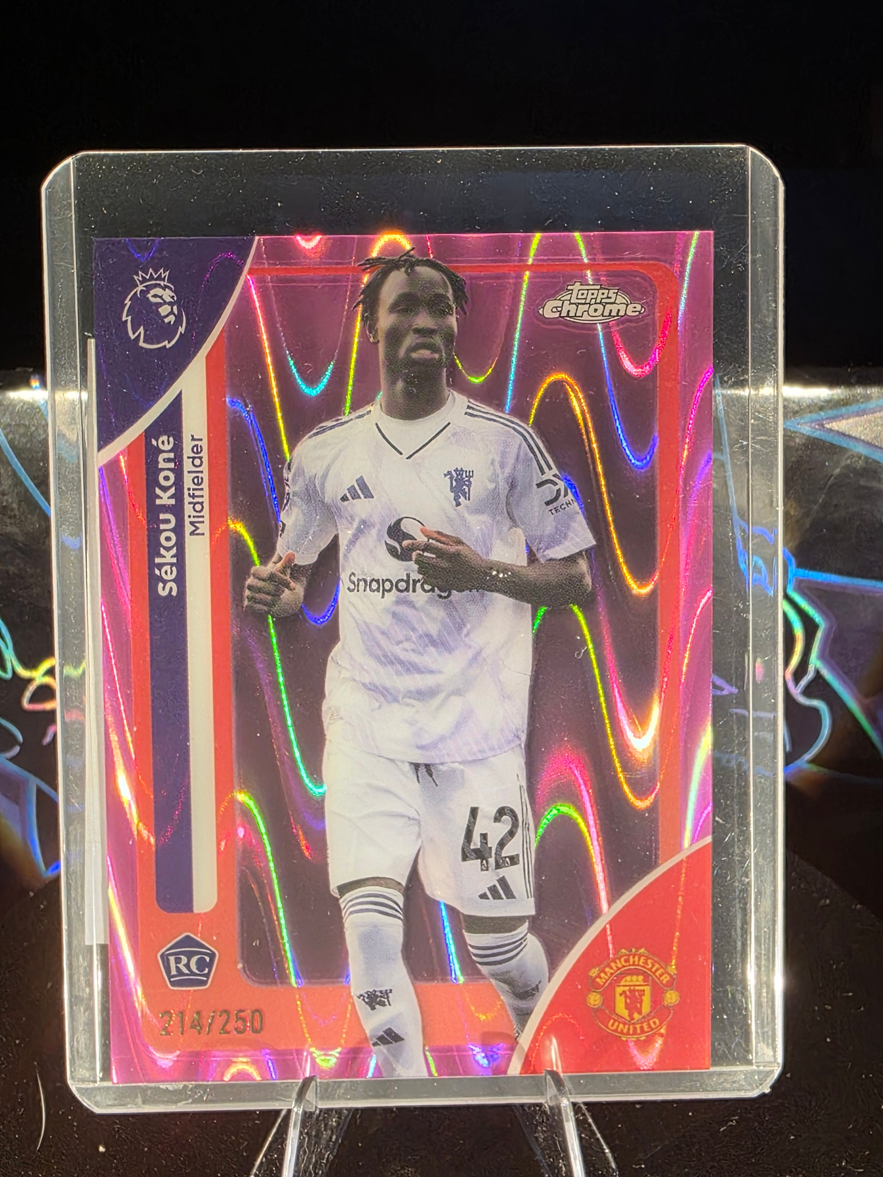 2025-26 Topps Chrome EPL Manchester United Sekou Kone #133