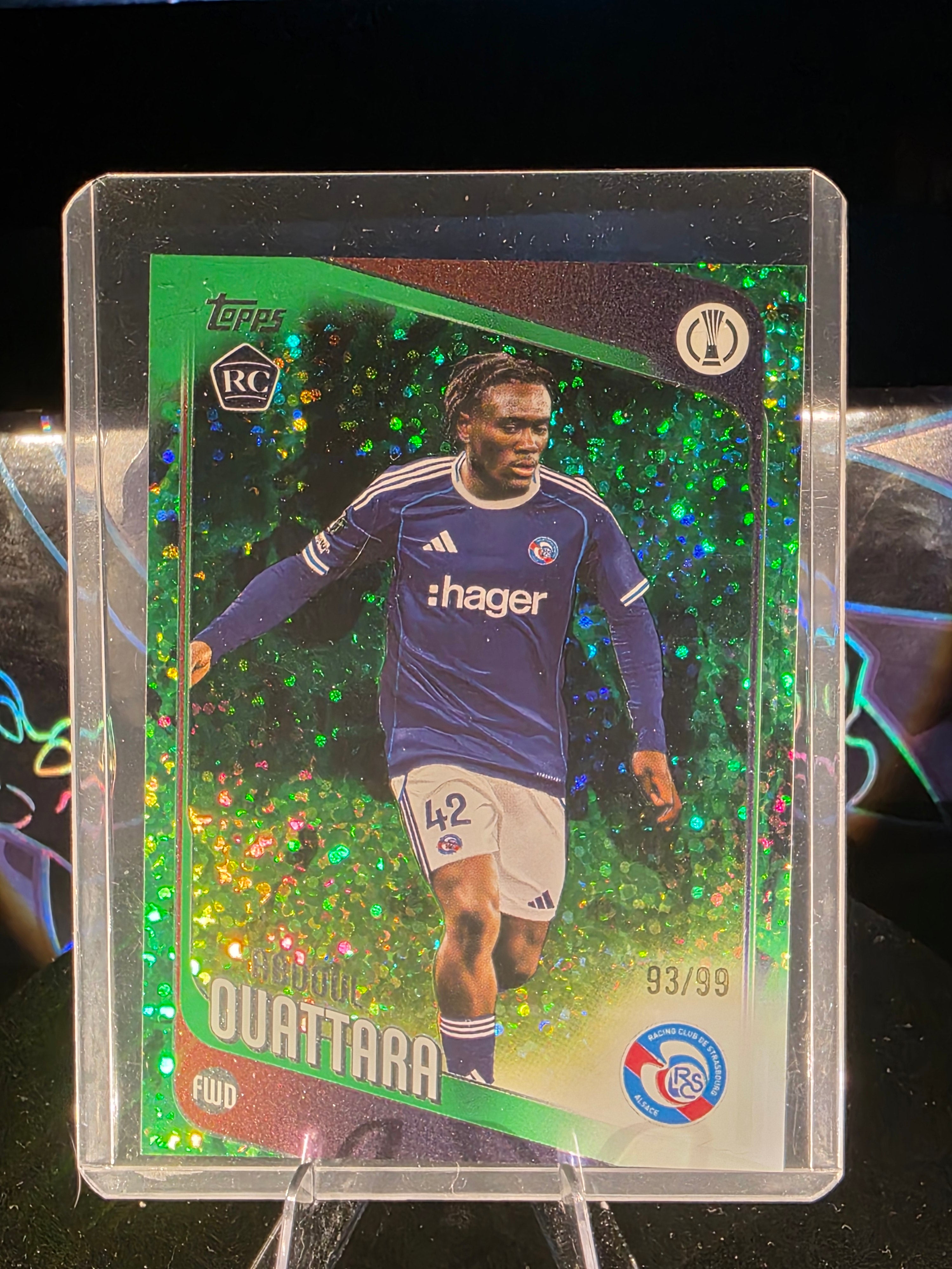 25/26 Topps Chrome Abdoul Ouattara RC Strasbourg Alsace Rookie