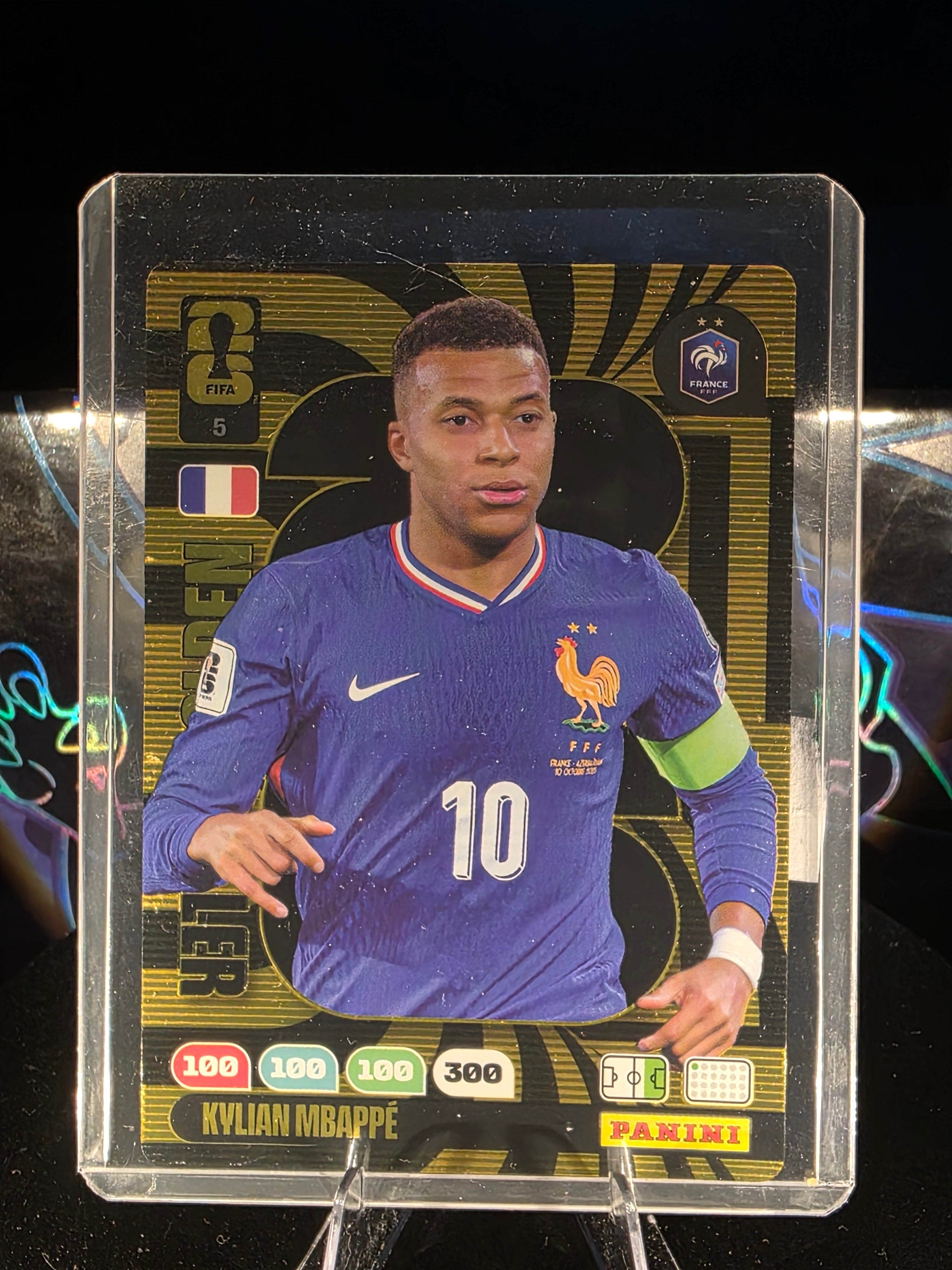 FIFA Panini World Cup Mbappé Golden Baller Xl Adrenaline World Soccer Football