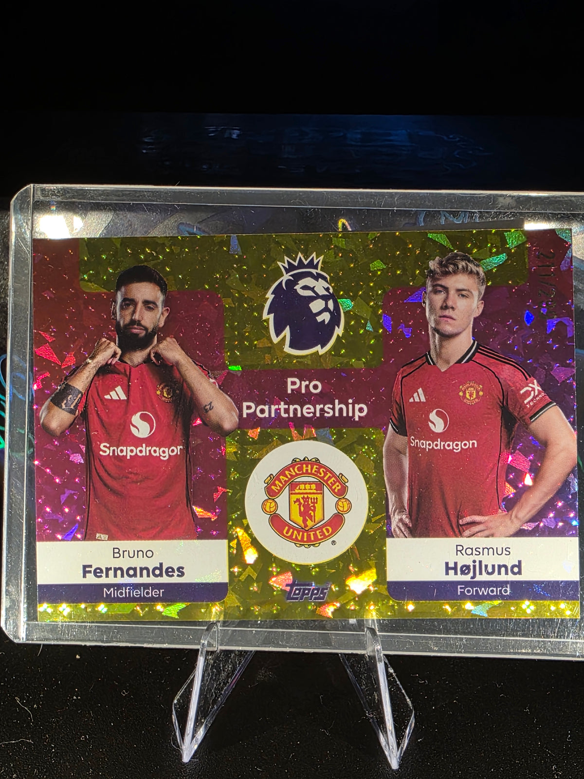 Bruno Fernandes - Rasmus Højlund Manchester United Pro Partnership