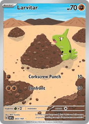 203/197 Larvitar - Obsidian Flames by Poké Zen DXB on MYNTED