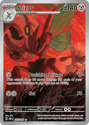 205/197 Scizor - Obsidian Flames by Poké Zen DXB on MYNTED