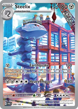 208/182 Steelix - Paradox Rift by Poké Zen DXB on MYNTED