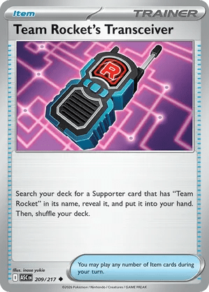 209/217 Team Rocket's Transceiver - Ascended Heroes by Poké Zen DXB on MYNTED