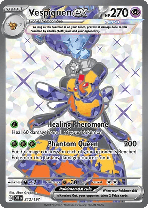 212/197 Vespiquen ex - Obsidian Flames by Poké Zen DXB on MYNTED