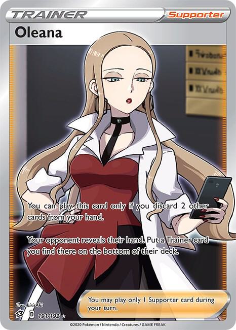 Pokemon - Oleana (Full Art) - SWSH02: Rebel Clash (SWSH02)