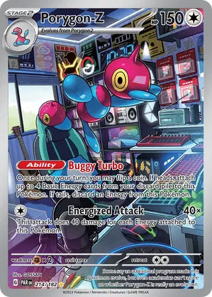 214/182 Porygon - Z - Paradox Rift by Poké Zen DXB on MYNTED