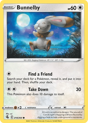 214/264 Bunnelby - Fusion Strike by Poké Zen DXB on MYNTED