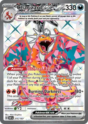 215/197 Charizard ex - Obsidian Flames by Poké Zen DXB on MYNTED
