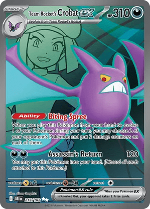 217/182 Team Rocket's Crobat - Destined Rivals by Poké Zen DXB on MYNTED