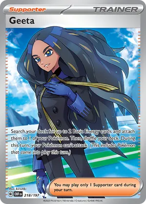 218/197 Geeta - Obsidian Flames by Poké Zen DXB on MYNTED