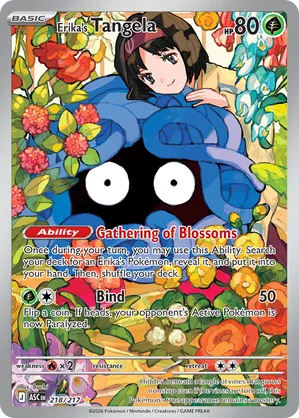 218/217 Erika's Tangela - Ascended Heroes by Poké Zen DXB on MYNTED