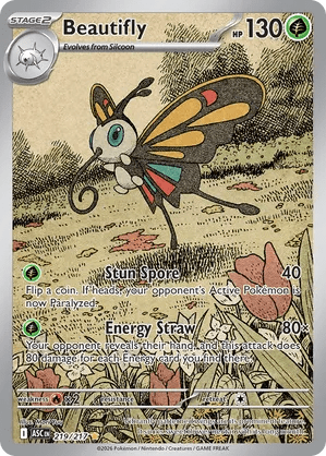 219/217 Beautifly - Ascended Heroes by Poké Zen DXB on MYNTED