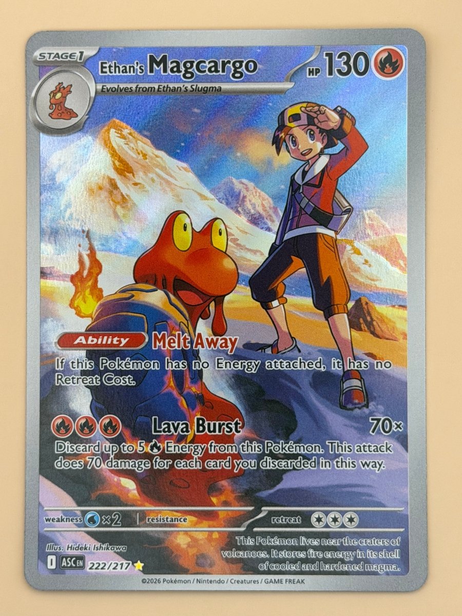 222/217 Ethan's Magcargo - Ascended Heroes by Poké Zen DXB on MYNTED