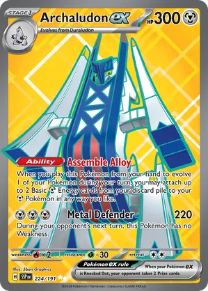 224/191 Archaludon ex - Surging Sparks by Poké Zen DXB on MYNTED