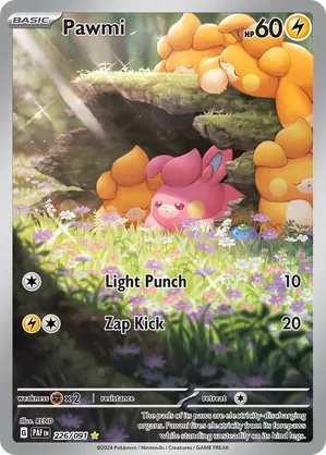 226/091 Pawmi - Paldean Fates by Poké Zen DXB on MYNTED