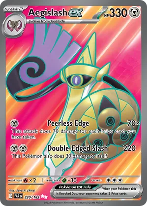 230/182 Aegislash ex - Paradox Rift by Poké Zen DXB on MYNTED
