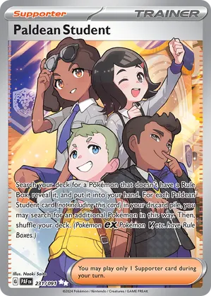 231/091 Paldean Student - Paldean Fates by Poké Zen DXB on MYNTED