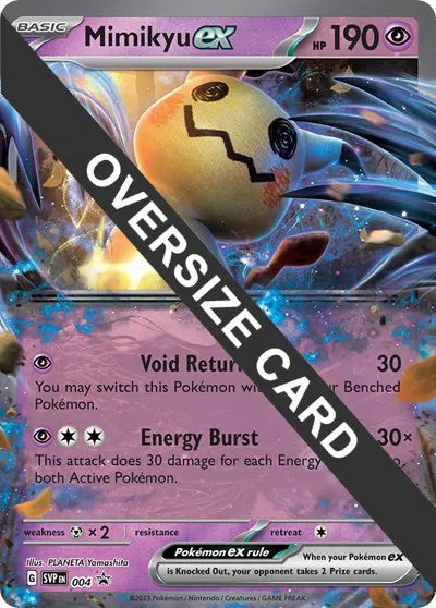 Mimikyu ex Promo 004 (Jumbo card)
