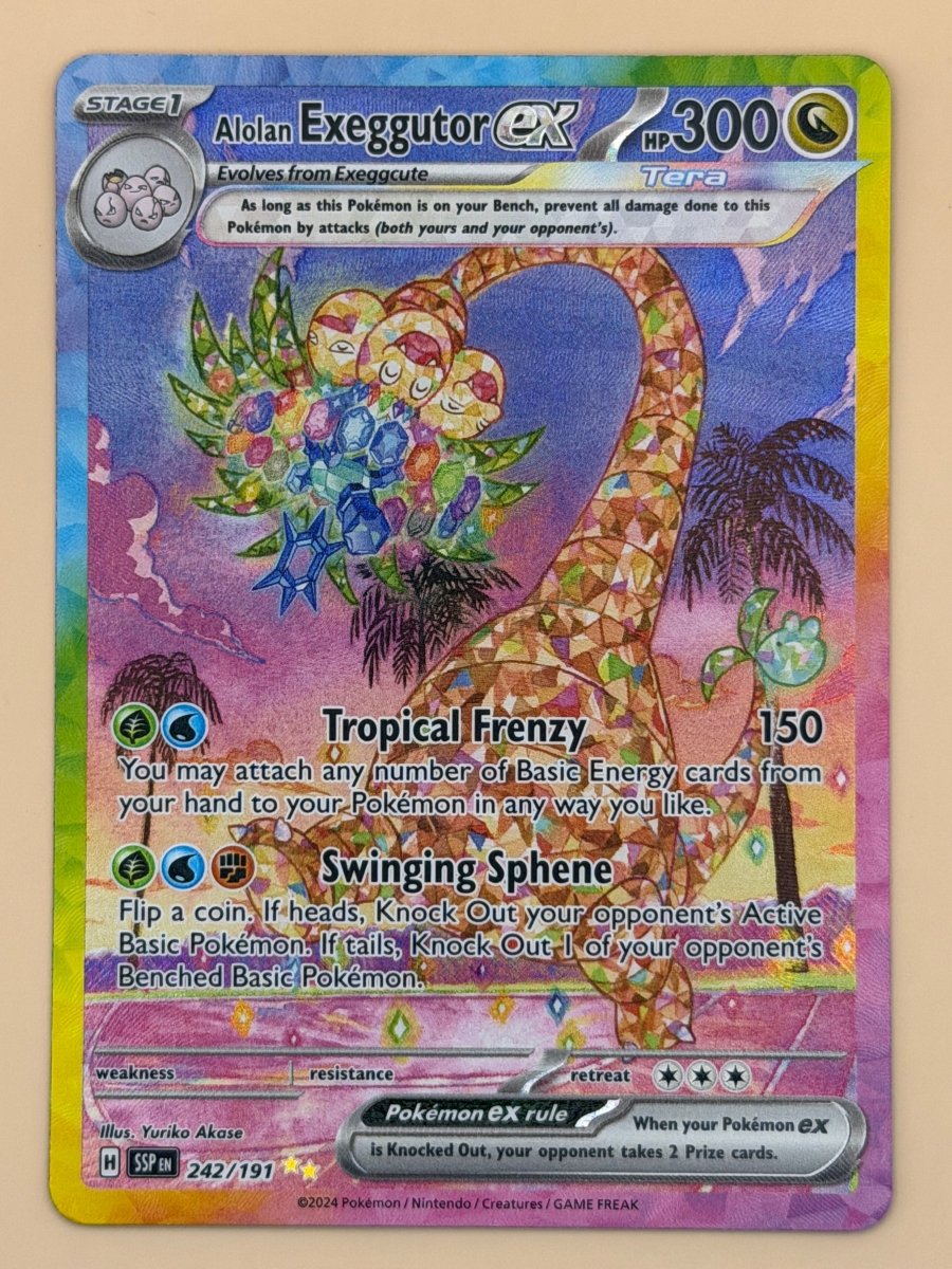 242/191 Alolan Exeggutor ex- Surging Sparks by Poké Zen DXB on MYNTED