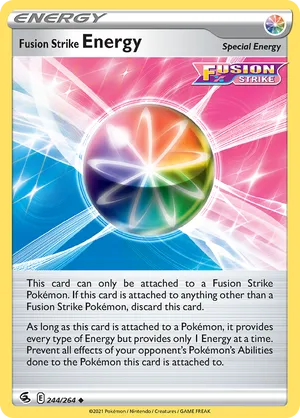 244/264 Fusion Strike Energy - Fusion Strike by Poké Zen DXB on MYNTED