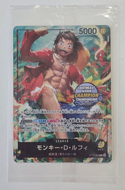 MONKEY.D.LUFFY ST13-003 Sealed Southeast Asian Champion 2023 One Piece TCG