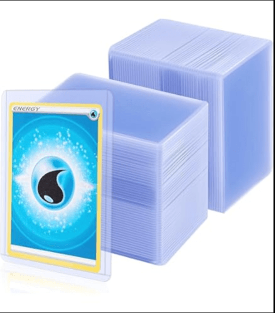 25 Pack Hard Plastic Card Sleeves, 3x4 Inch Clear Trading Card Holders by RetroForLess on MYNTED