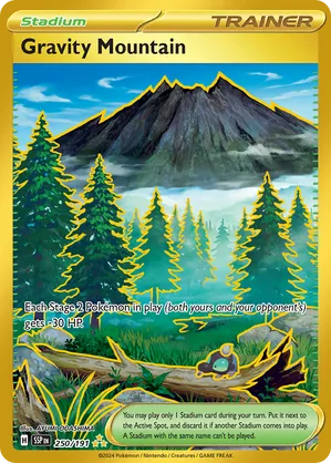 250/191 Gravity Mountain - Surging Sparks by Poké Zen DXB on MYNTED