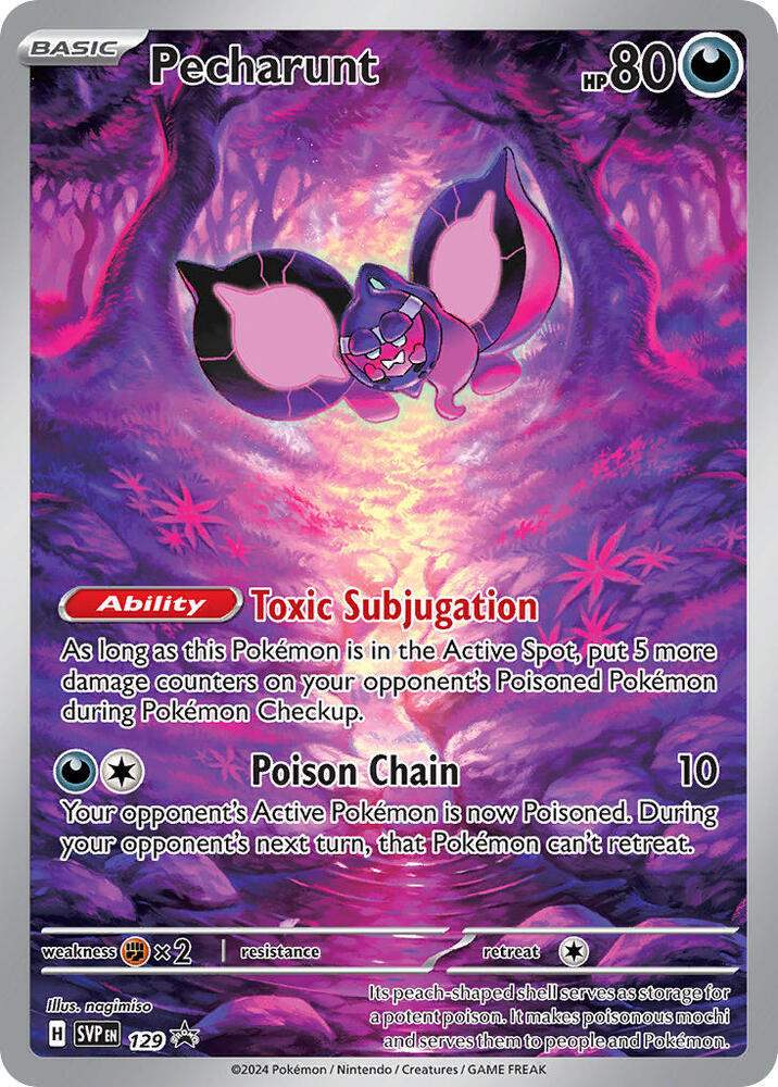 Pecharunt - 129 - SV: Scarlet & Violet Promo Cards (SVP) - SEALED