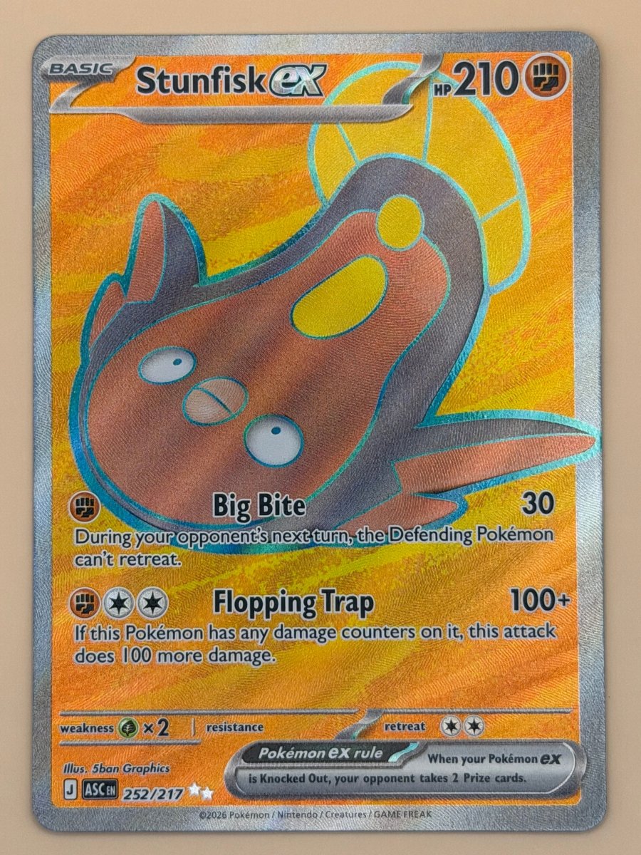 252/217 Stunfisk ex - Ascended Heroes by Poké Zen DXB on MYNTED