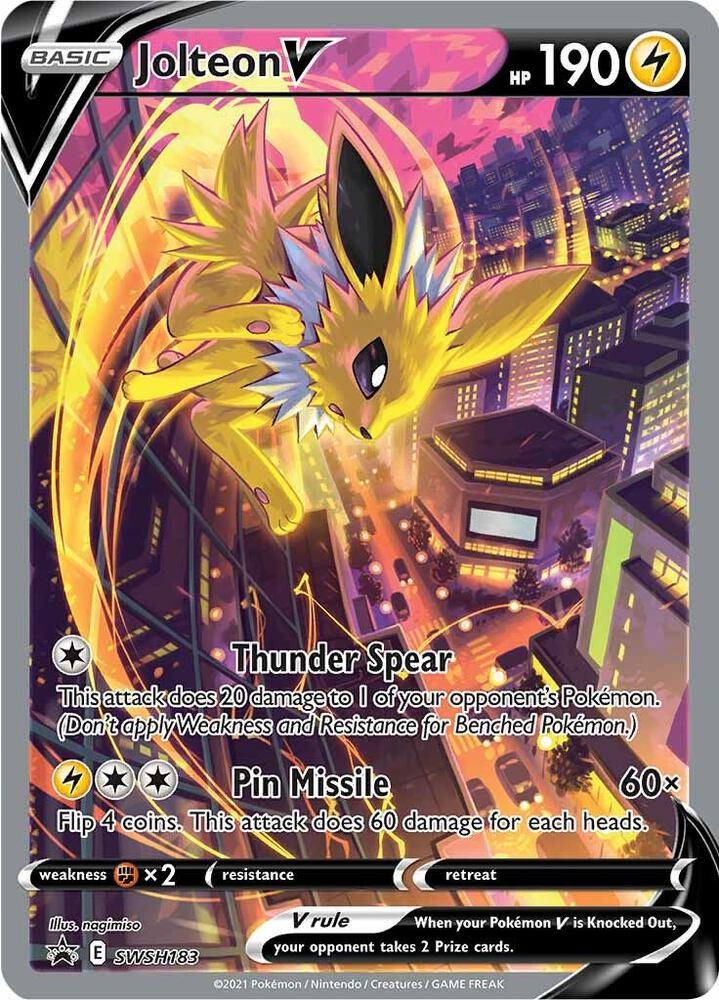 jolteon v sword & shield promo SWSH183