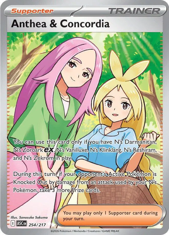 254/217 Anthea & Concordia - Ascended Heroes by Poké Zen DXB on MYNTED