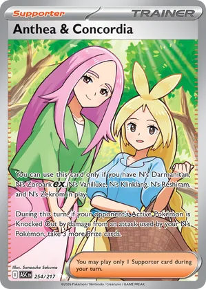 254/217 Anthea & Concordia - Ascended Heroes by Poké Zen DXB on MYNTED