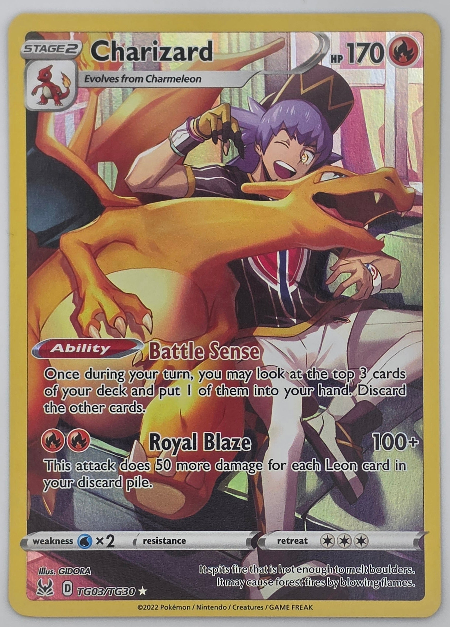 Charizard - SWSH11: Lost Origin Trainer Gallery (SWSH11: TG)