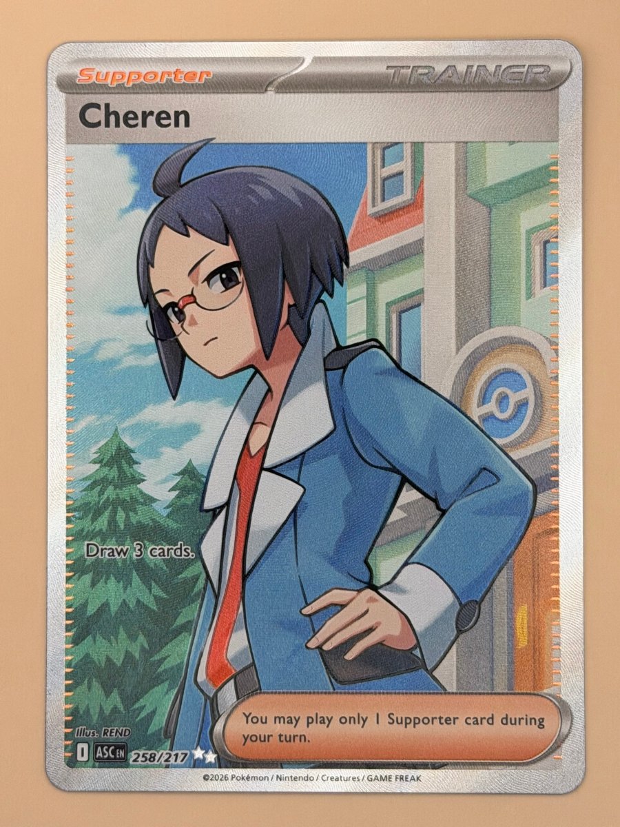 258/217 Cheren - Ascended Heroes by Poké Zen DXB on MYNTED
