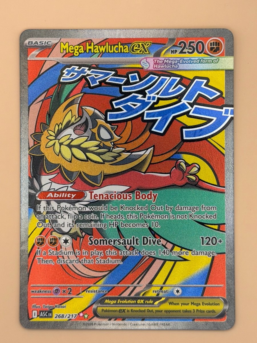 268/217 Mega Hawlucha ex - Ascended Heroes by Poké Zen DXB on MYNTED
