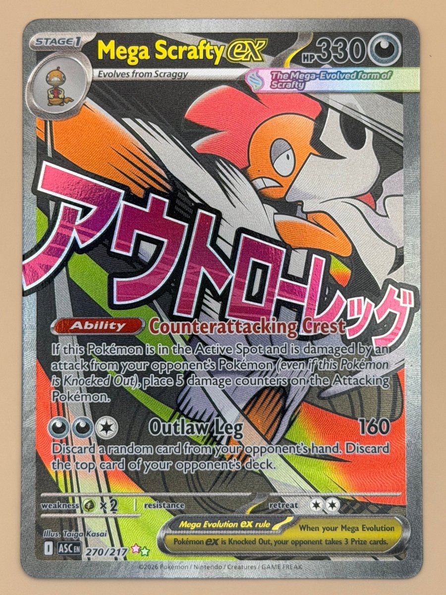270217 Mega Scrafty ex - Ascended Heroes by Poké Zen DXB on MYNTED