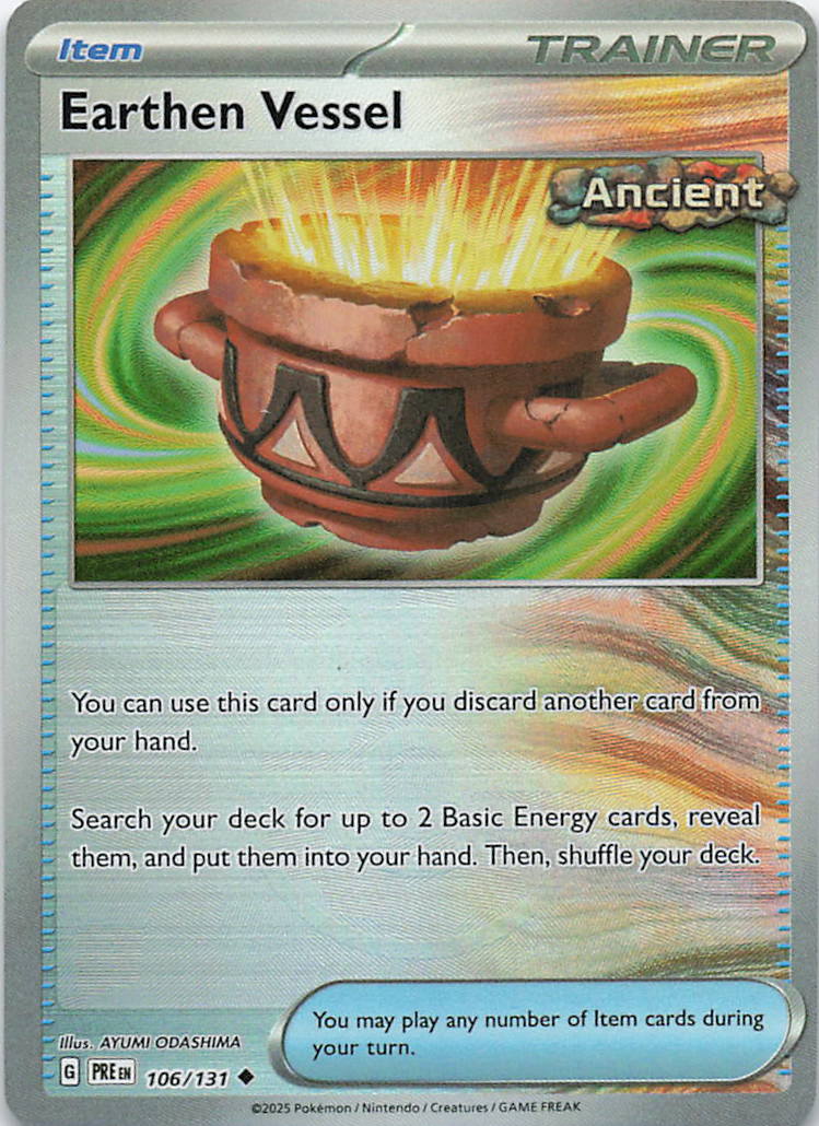 Earthen Vessel (Poke Ball Pattern) Prismatic Evolutions Uncommon 106/131