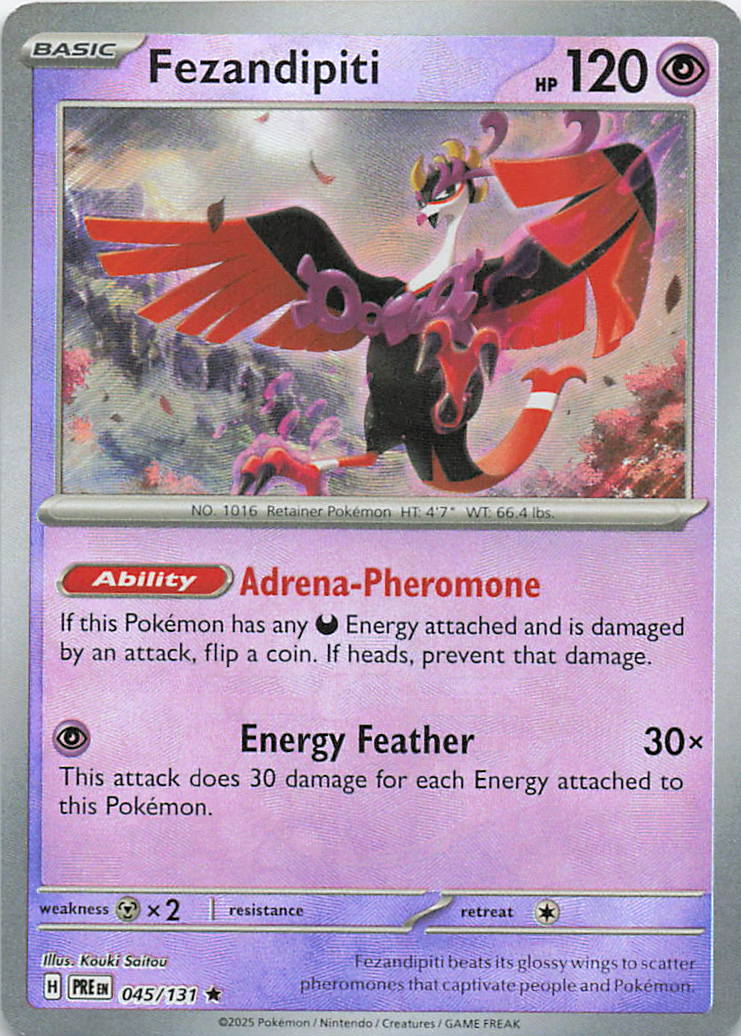 Fezandipiti (Poke Ball Pattern) Prismatic Evolutions Rare 045/131