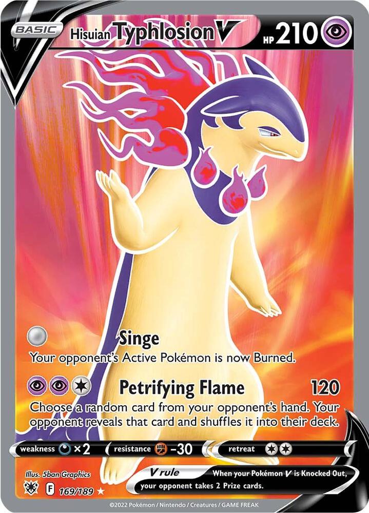 Hisuian Typhlosion V (Full Art) - 169/189