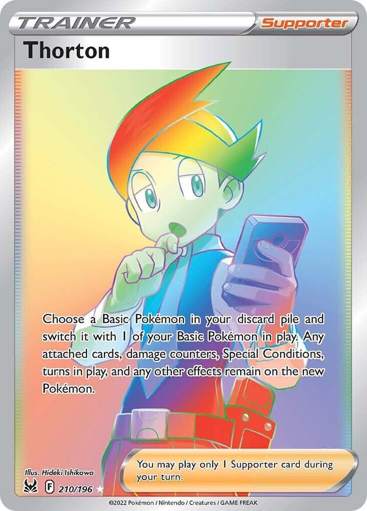 Pokemon - Thorton (Secret) - SWSH11: Lost Origin (SWSH11)