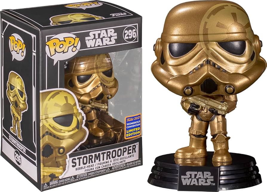 #296 Star Wars Stormtrooper (Gold) - 2021 Wondrous Convention Limited Edition