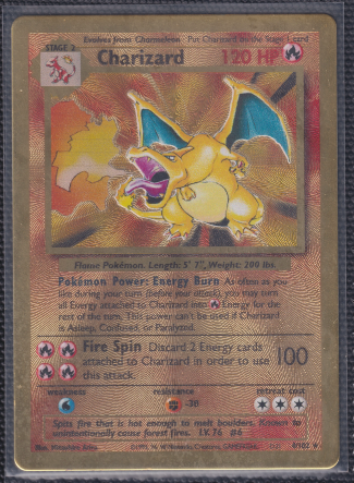 Charizard (Celebrations Metal Card) Miscellaneous Cards & Products Promo 004/102