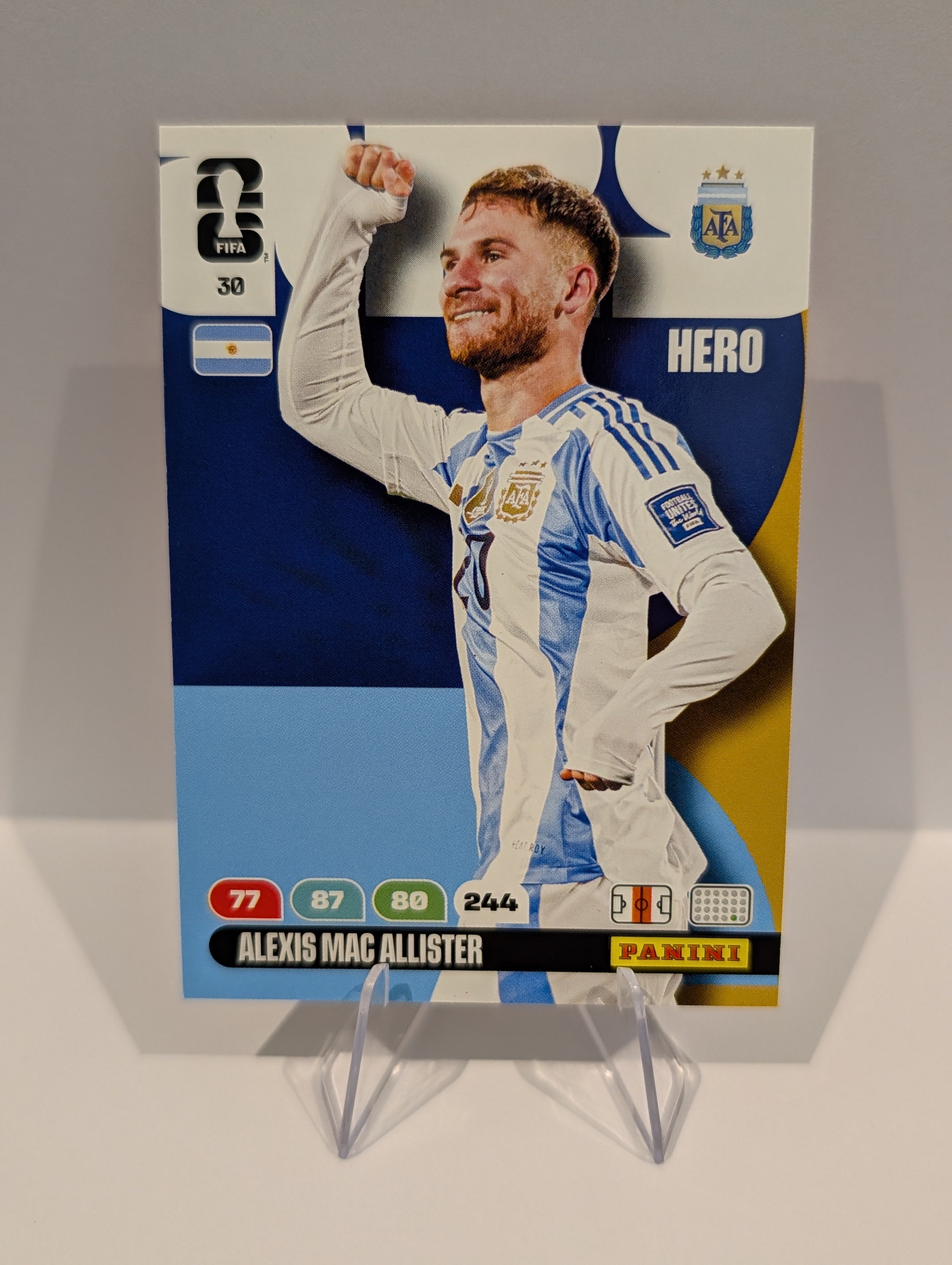 30 Alexis Mac Allister - Argentina - Panini Adrenalyn XL World Cup 2026
