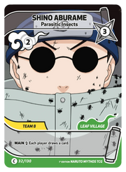 Mythos Naruto Konoha Shido 1st Edition : Shino Aburame Parasitic Insects 032C-Holo